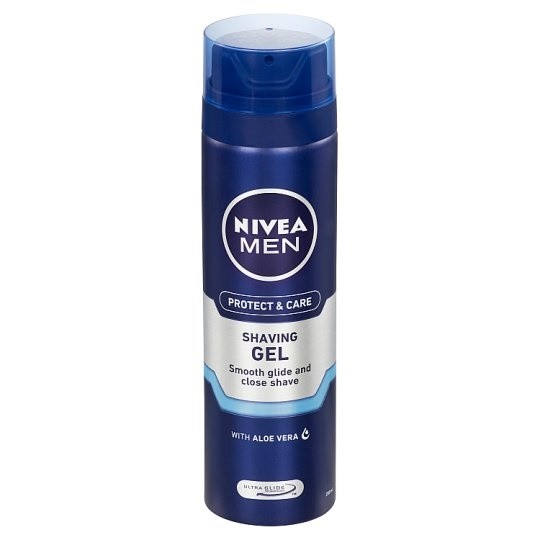 Nivea Protec&Care 200ml gel na holení - Kosmetika Pro muže Péče o obličej Gely a pěny na holení